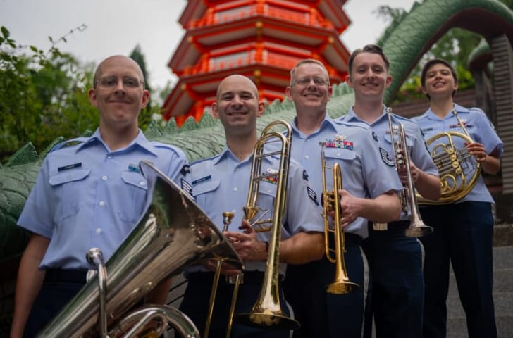 米国空軍太平洋音楽隊 パシフィック・ブラス 画像